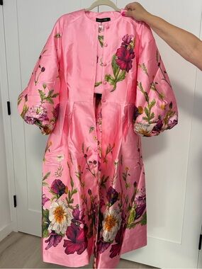 nancy yang floral print shirt dress Nancy Yang Floral Print Shirt Dress In Black - 66% Off